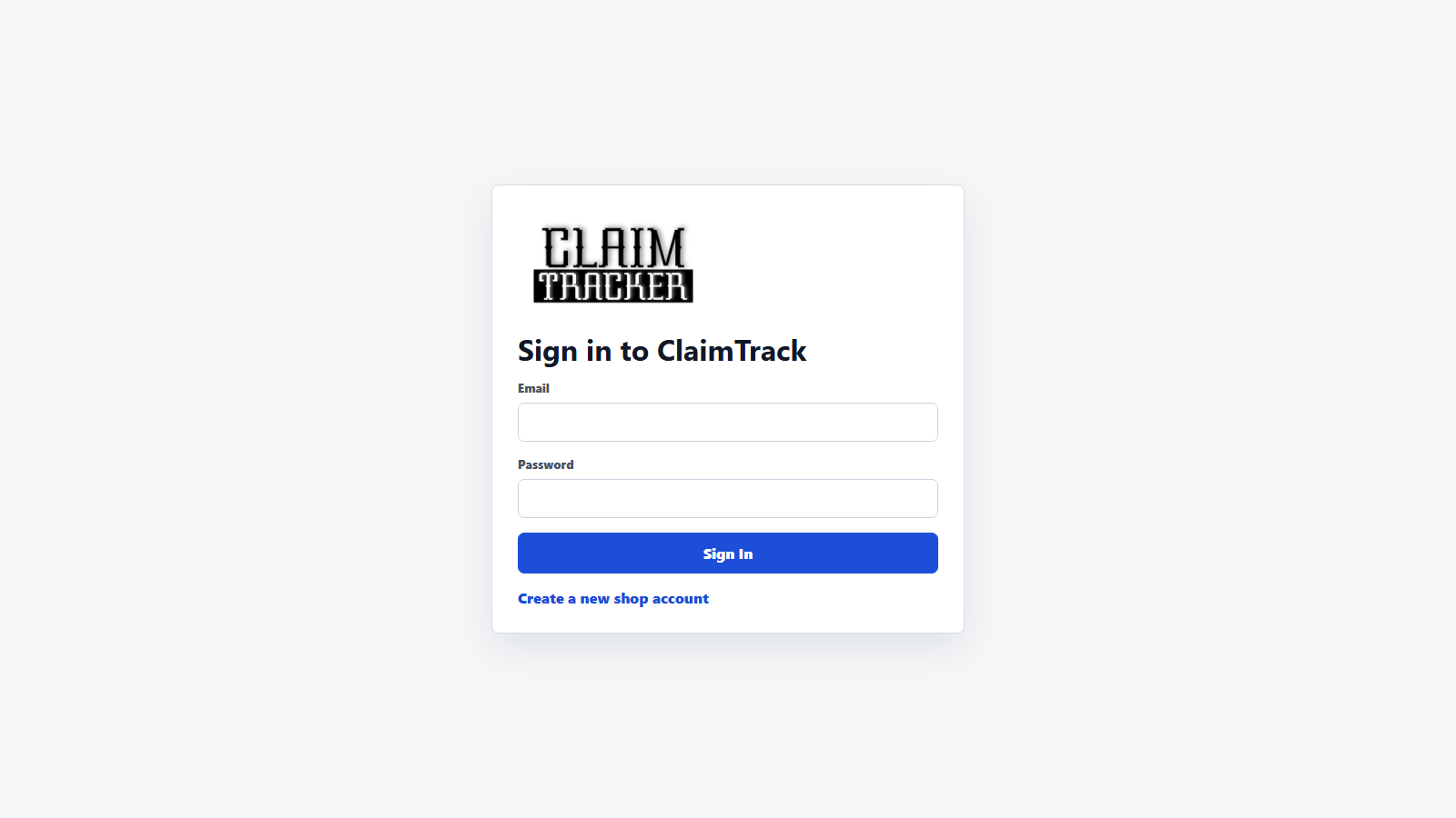 ClaimTrack repair status portal preview